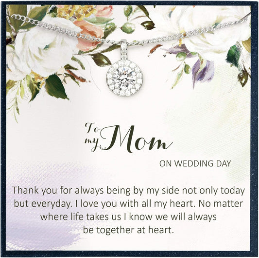 Mother of the Groom Necklace - Wedding Day Keepsake Gift